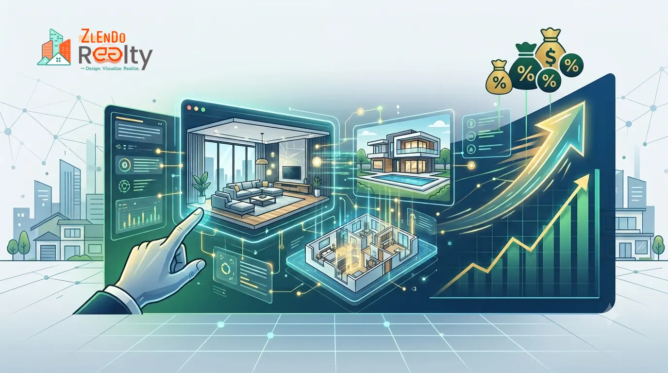 AI-powered virtual home tours and interactive property visualization driving higher real estate sales, buyer engagement, and conversion rates